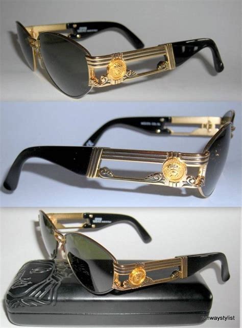 vintage versace mens sunglasses|Versace sunglasses old models.